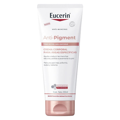 EUCERIN Anti-Pigment Crema Corporal para Áreas Específicas (200ml) Ayuda a reducir manchas oscuras para una piel más uniforme, suave y radiante