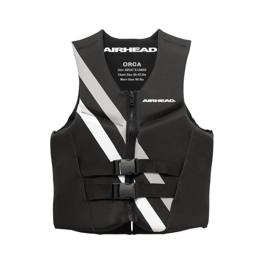 Airhead Orca Neoprene Kwik-Dry Neolite Life Jacket, USCG Approved Adult, Youth and Child Sizes