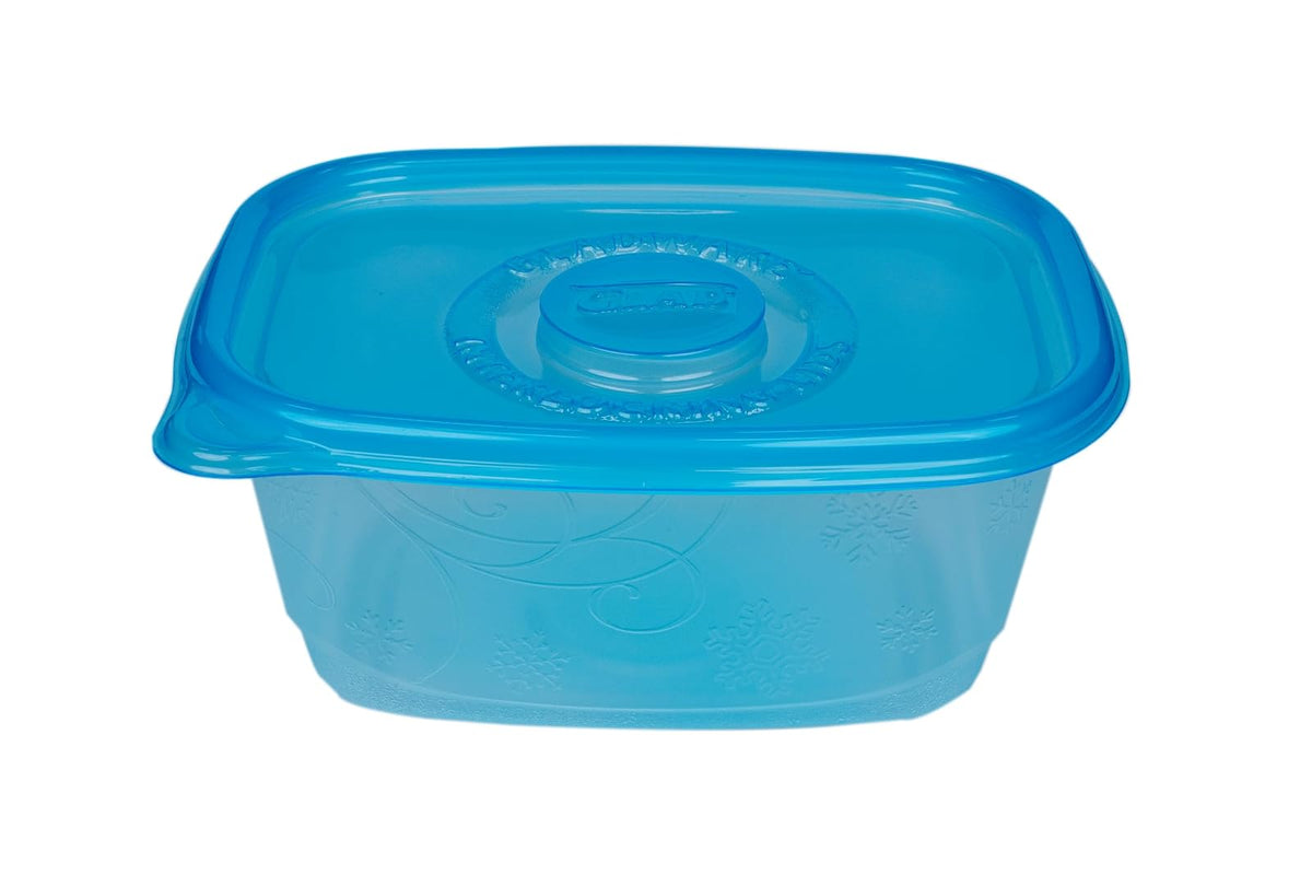 Gladware - Contenedores de almacenamiento de alimentos, grandes, rectangulares para uso diario, recipientes de almacenamiento de alimentos seguros para congelador, soporta hasta 64 onzas de alimentos,