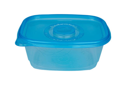 Gladware - Contenedores de almacenamiento de alimentos, grandes, rectangulares para uso diario, recipientes de almacenamiento de alimentos seguros para congelador, soporta hasta 64 onzas de alimentos,