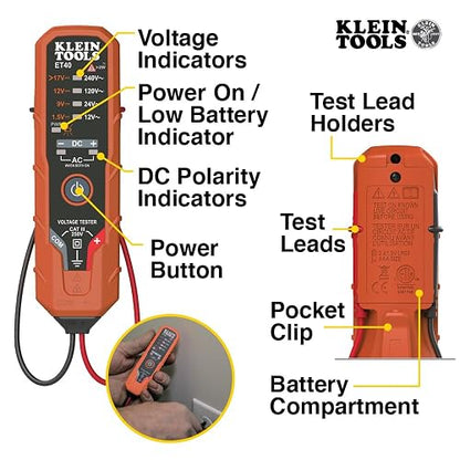 KLEIN TOOLS CL120VP | Kit De Prueba De Voltaje | Diagnóstico Rápido