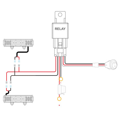 Nilight ZH409 - Barra de luz LED de 420 W de Triple Fila de 42000 LM con arnés de cableado Todoterreno Resistente, 2 años de garantía