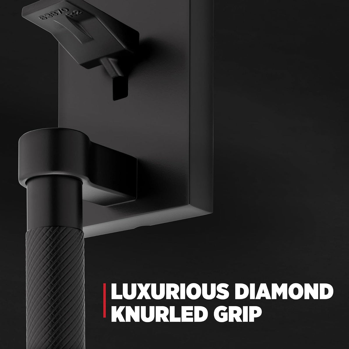 Kwikset Prava - Juego de manija y cerrojo para puerta delantera con palanca reversible interior, color negro mate, resistente a la púa SmartKey Rekey seguridad con protección Microban