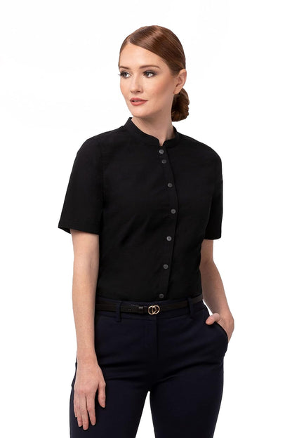 Chef Works Playera para Mujer. Camisa Abotonada para Mujer