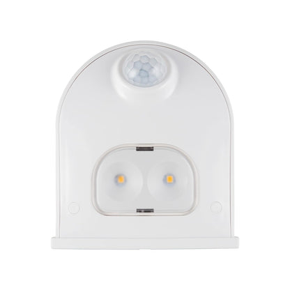 Energizer LED Motion-Activated Security Light, Battery Operated, 40 Lumens, Wireless, Indoor/Outdoor, Over-The-Door Light, 1 Pack, White, Ideal for Porch, Entryway, Closet, Patio, and More, 38184