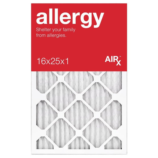 AiRx ALLERGY-162501-6 Best for Allergy Protection Air Filters MERV 11 Air Filters, AC Filter, Furnace Filter, HVAC Filter Energy Efficient, Box of 6