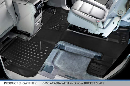 SMARTLINER Juego de Alfombrillas de 3 Filas de Ajuste Personalizado Compatible con Cadillac XT6 2020-2025