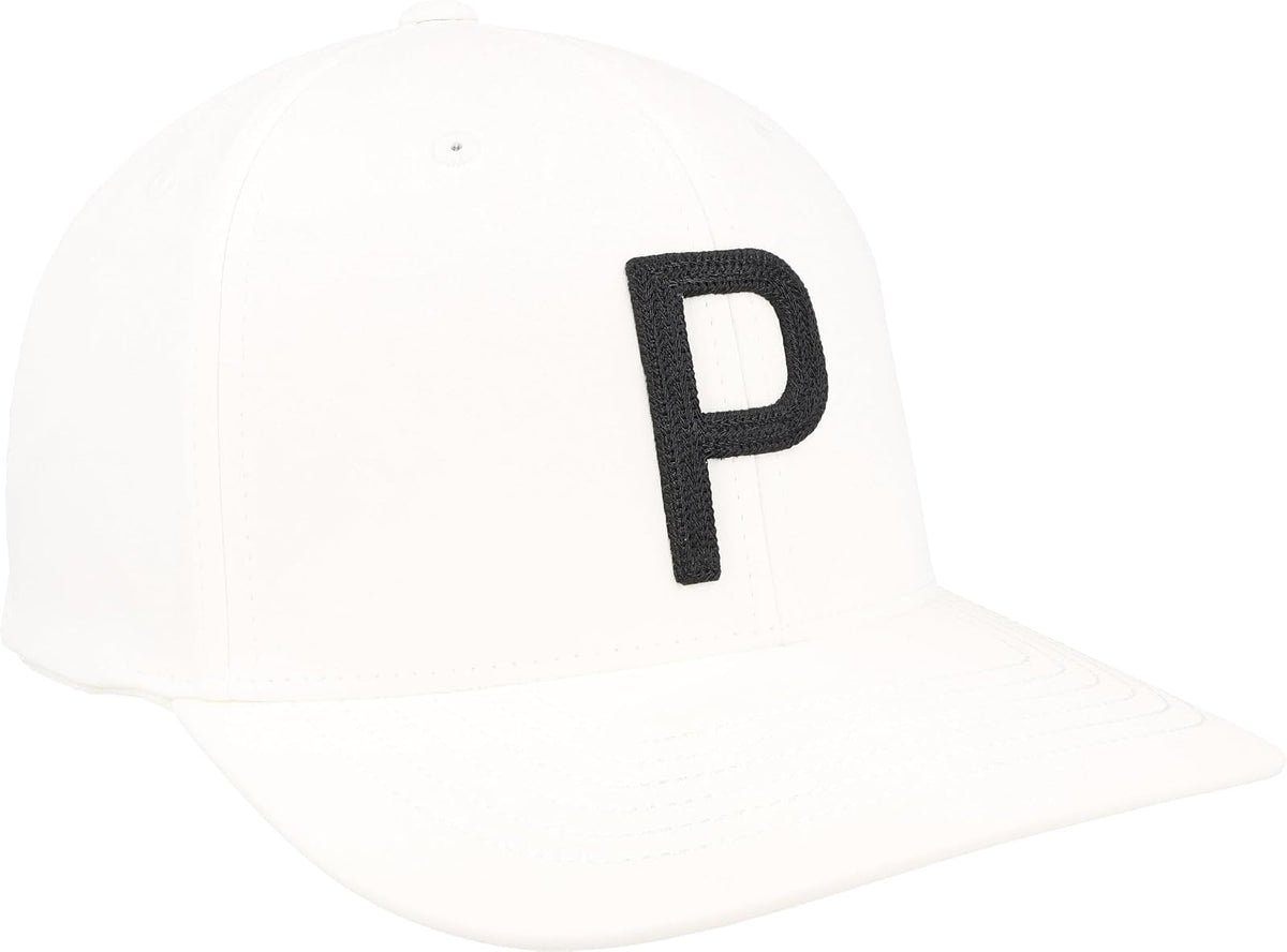 Puma Golf Heritage P Cap Tapa Hombre - Talla Única - White Glow-puma Black