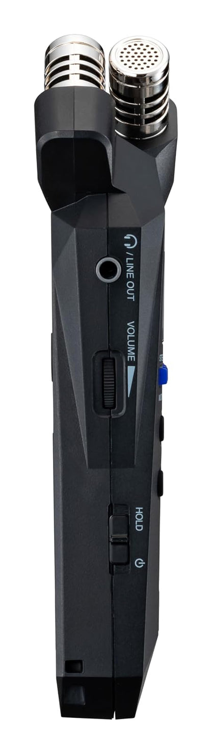 Zoom H1essential - Grabadora estéreo práctica con flotador de 32 bits, accesibilidad, micrófonos X/Y, grabación a tarjeta SD, micrófono USB, portátil, para músicos, podcasters, cineastas y creadores