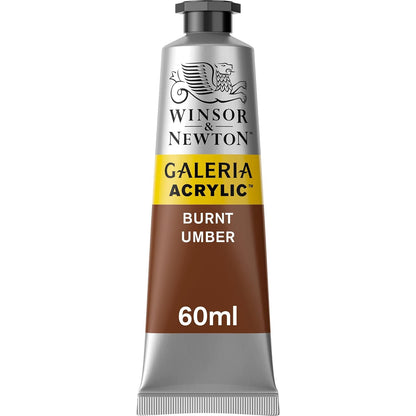 Winsor & Newton Galeria Pintura Acrílica, Tubo de 60 ml - Umber - Tubo de 60 ml