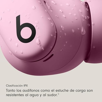 Beats - Powerbeats Fit - Audífonos inalámbricos para Entrenamiento con cancelación de Ruido, IPX4, hasta 30 Horas de batería con el Estuche de Carga, compatibles con Apple y Android - Rosa Intenso