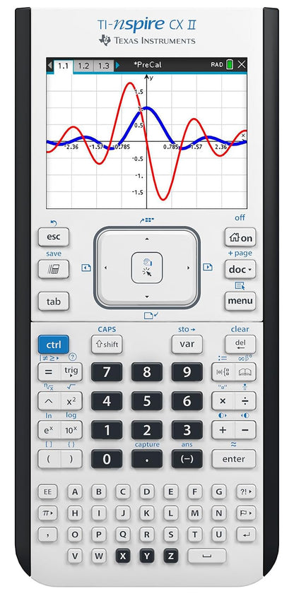 Texas Instruments TI-Nspire CX II Calculadora gráfica a Color con Software para Estudiantes (PC/Mac)