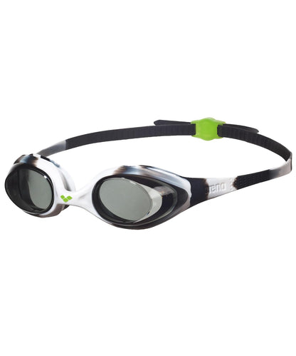 ARENA Jr. Spider Swim Goggle - Youth Non-Mirrored - Black - White - Clear