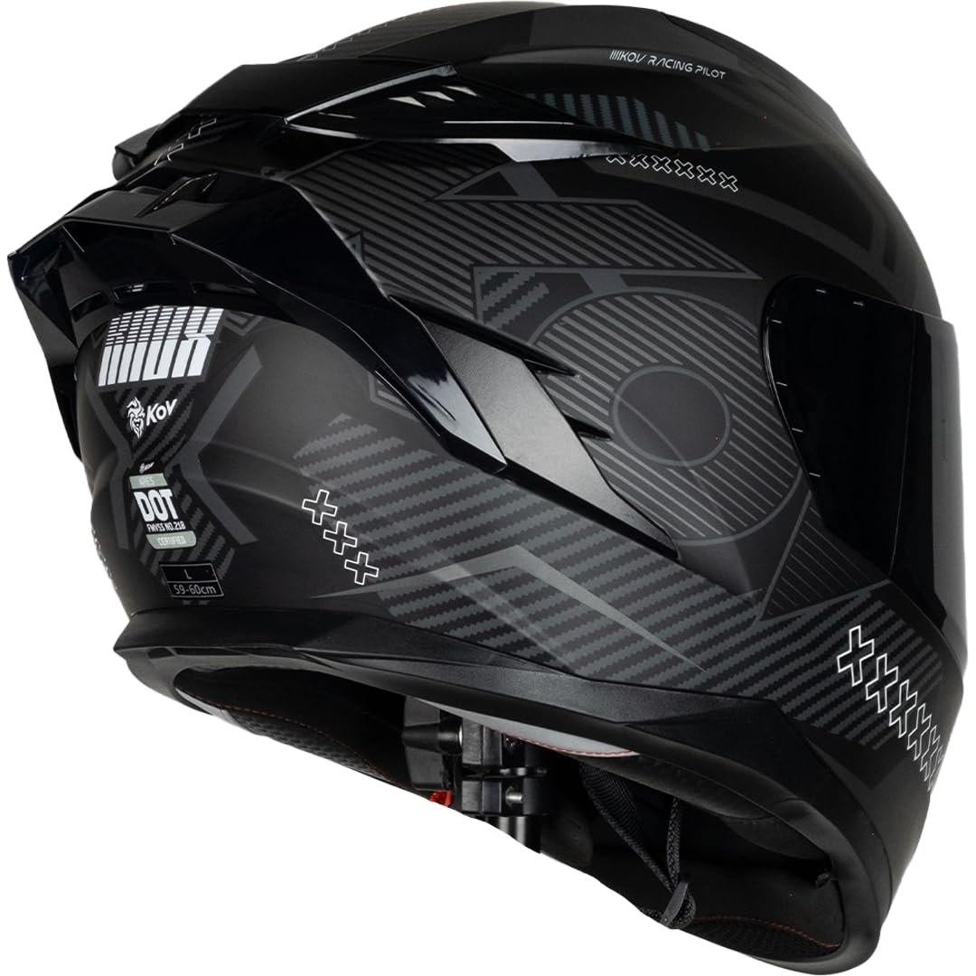 KOV Casco Ares KNOX Negro/Gris M