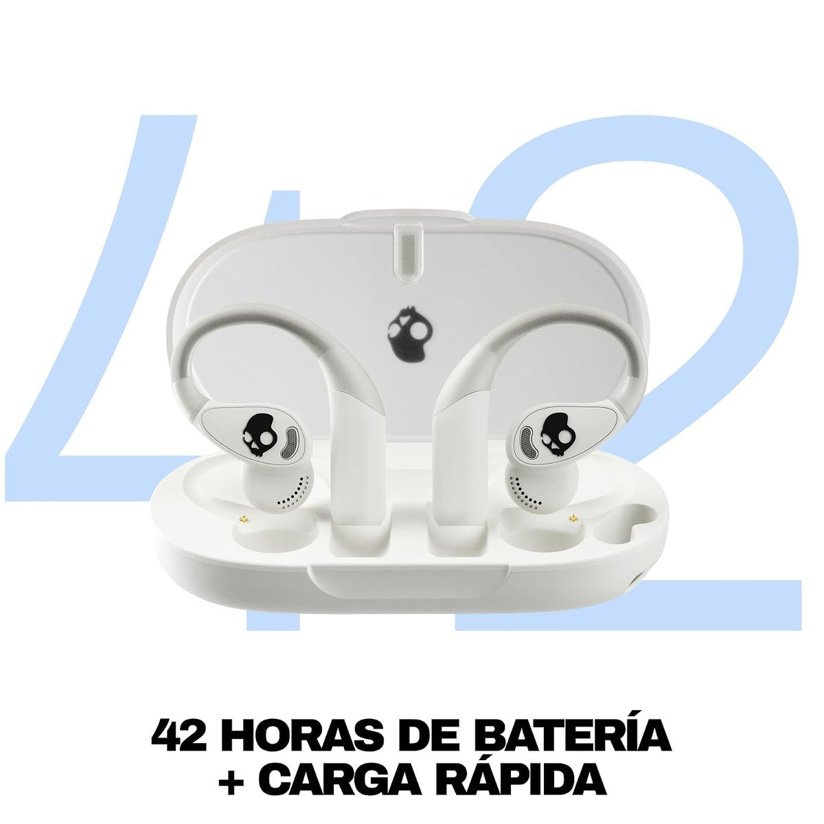 Skullcandy Push 540 Open Wireless Open-Ear Bluetooth Earbuds - Bone