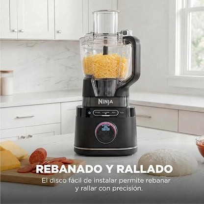 Ninja Detect Pro Sistema de Cocina 1800W Plata TB401LAA | Ajusta Velocidad Solo | Jarra + Procesador + Vaso Personal | 1800W | 1 Toque