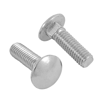 Fiero Tornillo de Carruaje Acabado Galvanizado Bolsa con 60 Piezas - 7 - 16X 1 1 - 2"