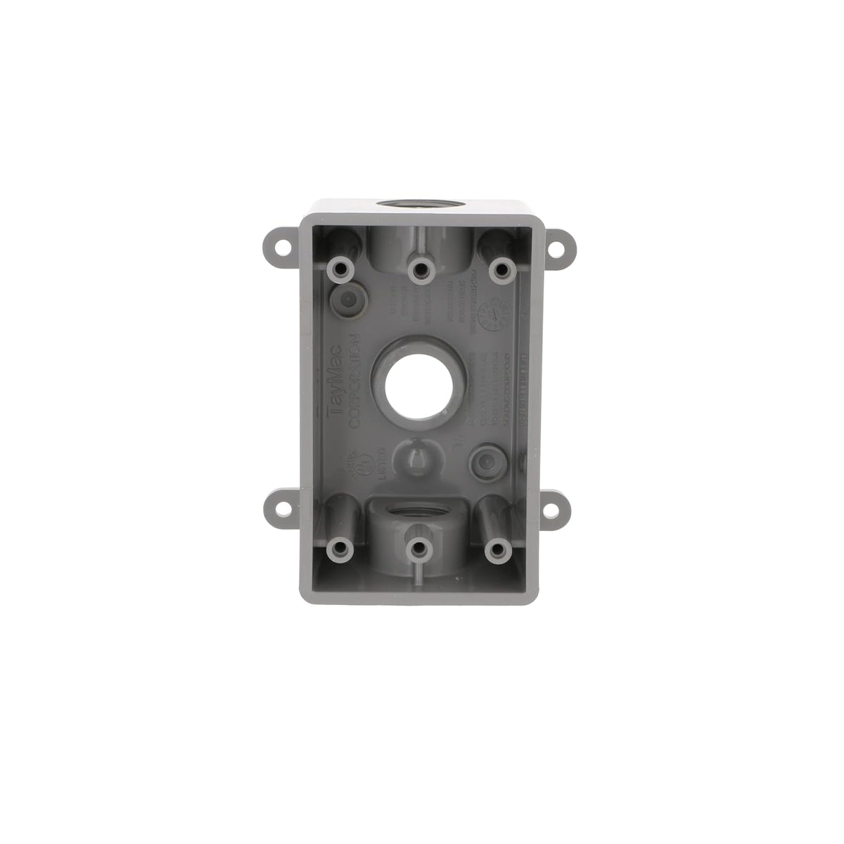 BELL PSB37550GY Unidad única resistente a la intemperie Tres salidas roscadas de 1/2 pulg. o 3/4 pulg., 2 pulg., Gris