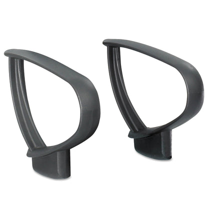 Safco 3396BL Optional Loop Arm Set for Vue Mesh Extended-Height Chair, Black