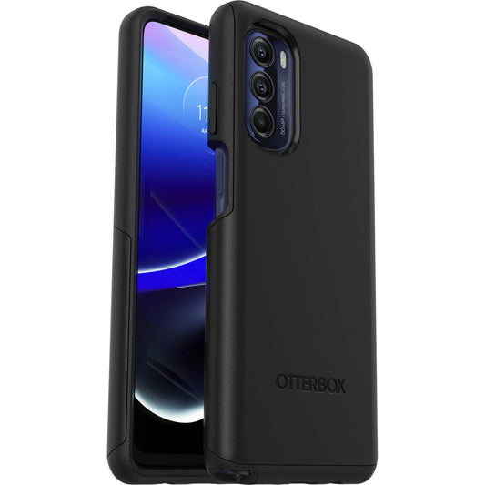 OtterBox Moto g Stylus 5G (2022) Commuter Series Lite - Funda Negra Delgada y Resistente, Apta para el Bolsillo, con Acceso Abierto a Puertos y Altavoces (sin Cubiertas de Puertos)