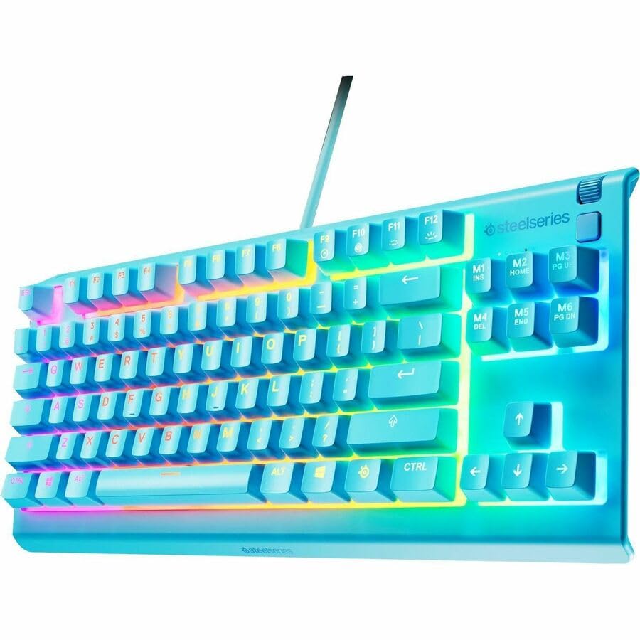 SteelSeries Teclado Mecánico Apex 3 TKL Color Aqua