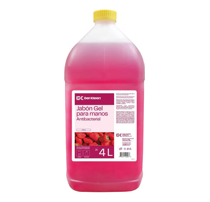 Gel Kleen Jabón Antibacterial para Manos 4 Litros - Fresa
