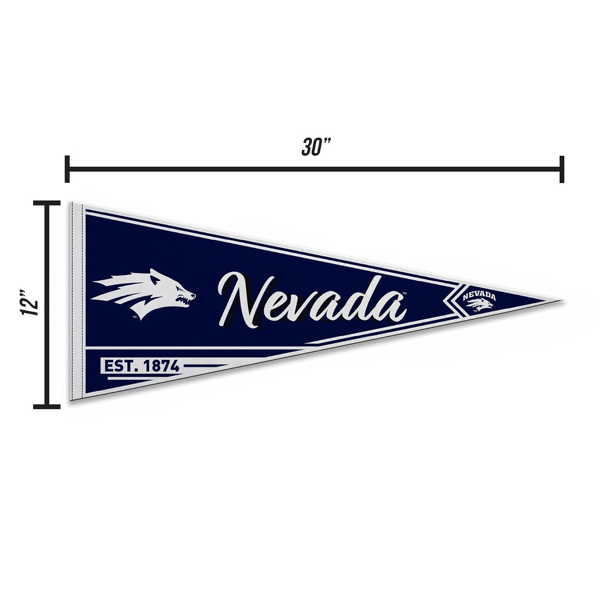 Rico Industries NCAA Florida State Seminoles Classic - Banderín de fieltro de 30,5 x 76,2 cm, ideal para decoración de pared del hogar/habitación de la cama/la cueva del hombre