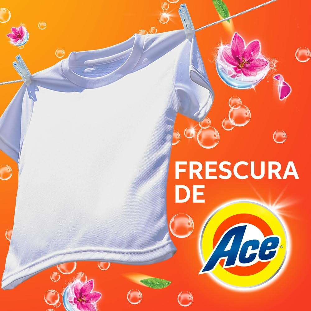 Ace Limpieza Instantánea Detergente en Polvo con Oxígeno Activo 4.3kg