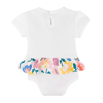 Baby Creysi Mameluco Vestido Pañalero para Bebé Niña Algodón Hipoalergénico