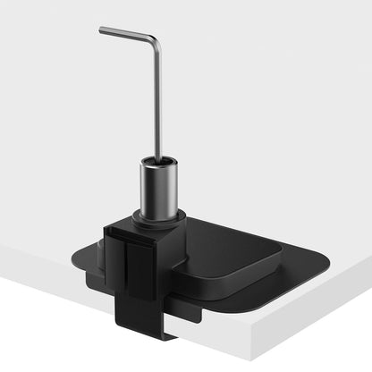 BenQ Brazo para Monitor Ergo BSH01 - Soporte de Resorte de Gas para Pantallas de hasta 45'' y 19.9Kg, Resistente, sin hundimiento, Abrazadera Superior y Base con Ojal, Placa de Refuerzo