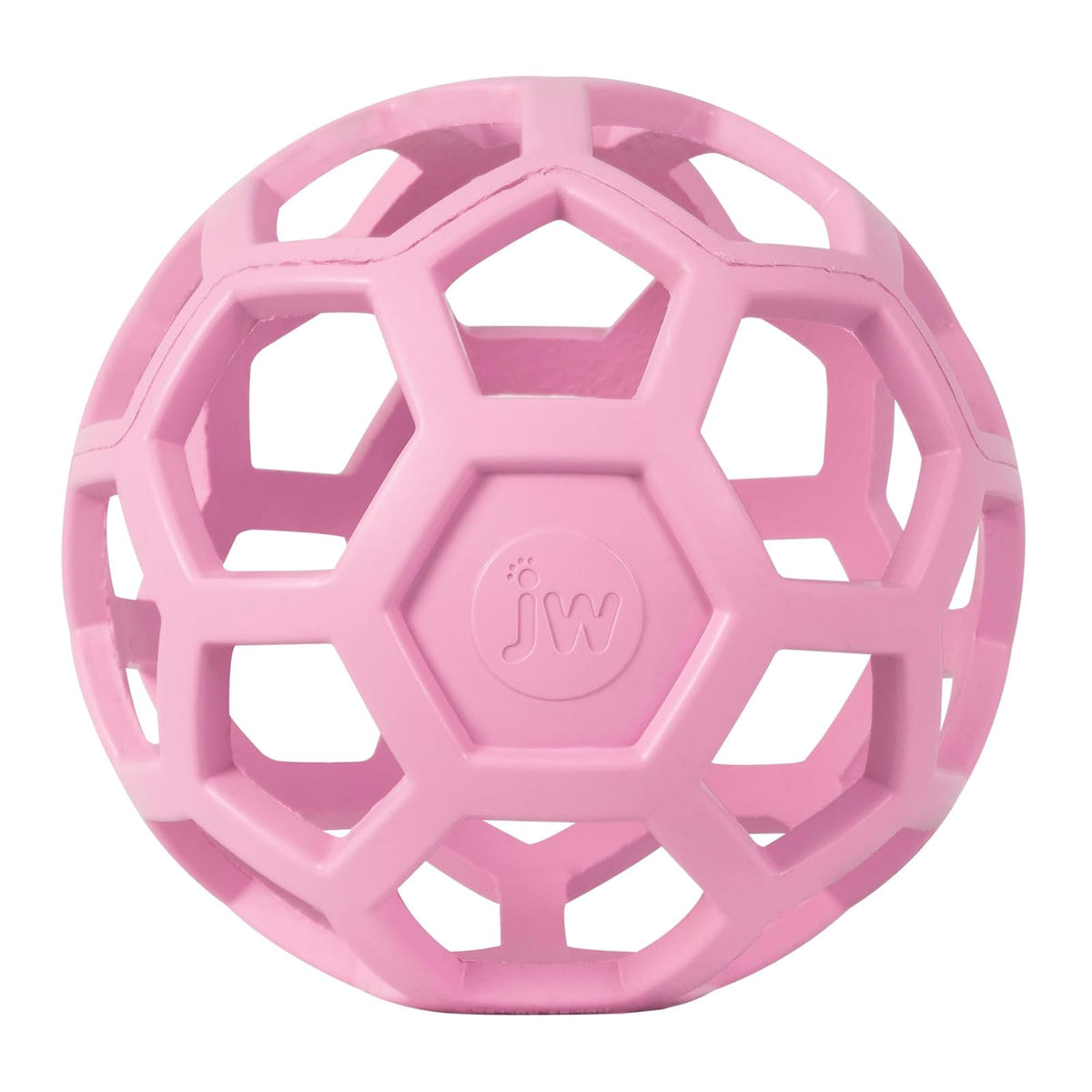 JW Pet HOL-EE Roller Bola de Rompecabezas para Perro - Rosado - Large