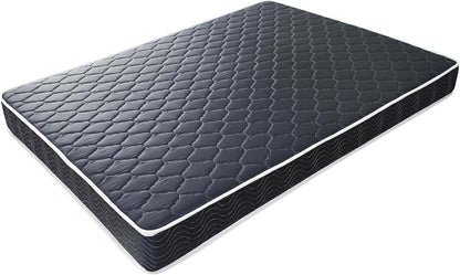 AC Pacific Colchón de Espuma de Alta Densidad Resistente al Agua de 6 Pulgadas, Fabricado en Estados Unidos con Elegante Tela Transpirable Acolchada con Diamantes, distribuye el Peso uniformemente,