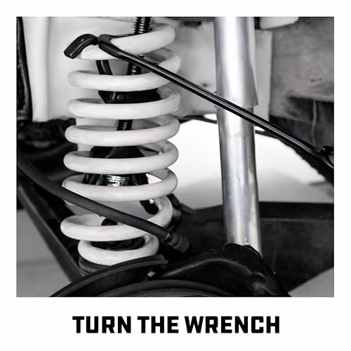 Powerbuilt 648628 - Kit de herramientas de compresor de resorte helicoidal, comprime, retira e instala el puntal del vehículo y muelles helicoidales para vehículos, estuche de almacenamiento