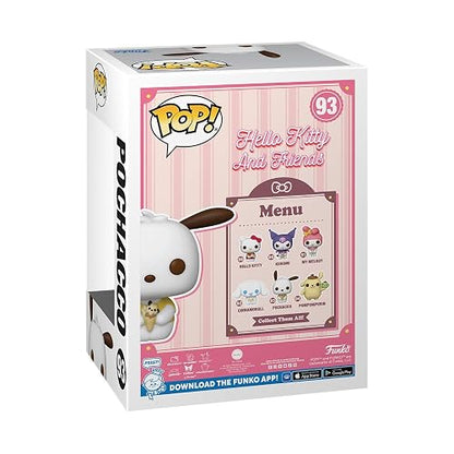 Funko Pop! Sanrio: HK - Pochacco - Hello Kitty - Figura de Vinilo Coleccionable - Idea de Regalo - Mercancia Oficial - Juguetes para Niños y Adultos - Cartoons Fans - Muñeco para Coleccionistas
