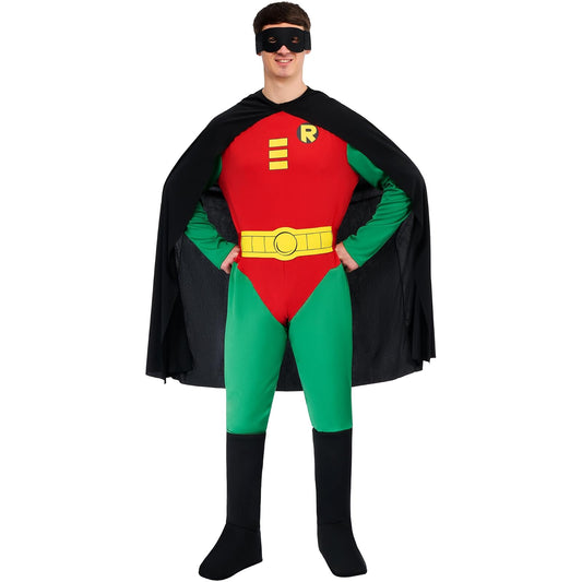 Rubie's Costume Classic Batman Deluxe Robin, Red/Green, Medium Costume