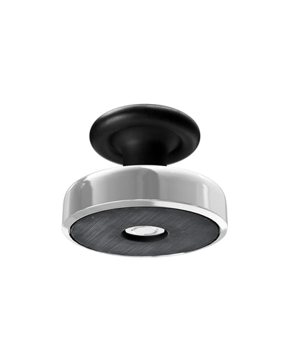 Master Magnetics HMKR-45X4 - Cierre magnético de base redonda con perilla, cromo, 3.63 cm de diámetro, 2.49 cm de altura total con perilla de 2.5 cm de diámetro /7.26 kg (caja de 4)