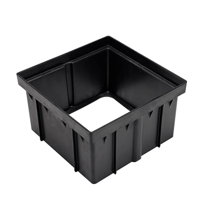 NDS Raindrip 1216 12" No Bottom Catch Basin Riser, Black