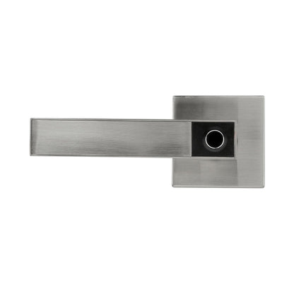Yale Manija Inteligente Biométrica para Puerta - Plateado