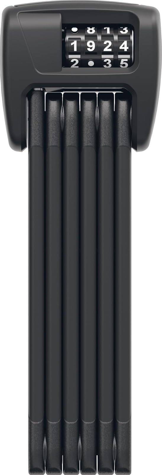 ABUS Cerradura plegable Bordo 6000C con soporte de bloqueo SH, cerradura de combinación de acero endurecido, con código de 4 dígitos, nivel de seguridad ABUS 10, longitud 90 cm