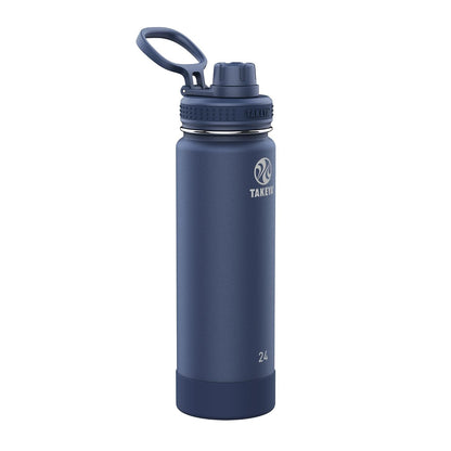 Takeya Actives Botella de Agua Aislada de Acero Inoxidable - 0.7 Litros - Activos - Azul