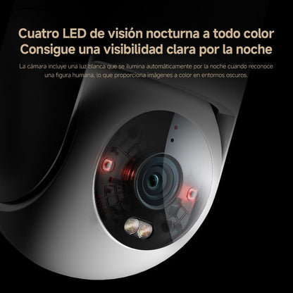 XIAOMI Outdoor Camera CW300, Cámara Exterior con resolución 2560p, IP66 | Detección Personas por IA, Visión Nocturna, 360grados, Blanco