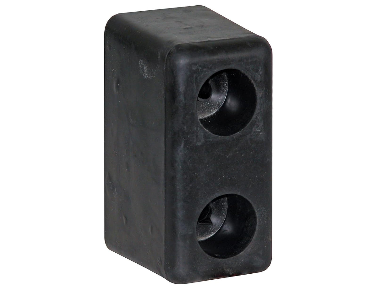 Buyers Products Protector de Goma Moldeada 3 x 3.5 x 6 in, Negro, B5500, Paquete de 2