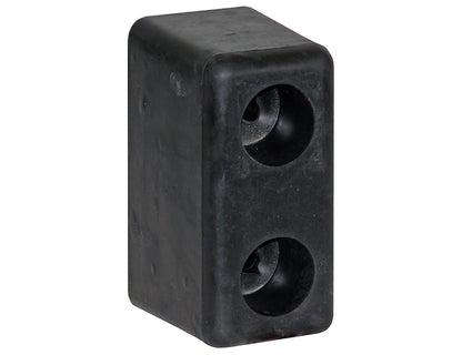 Buyers Products Protector de Goma Moldeada 3 x 3.5 x 6 in, Negro, B5500, Paquete de 2