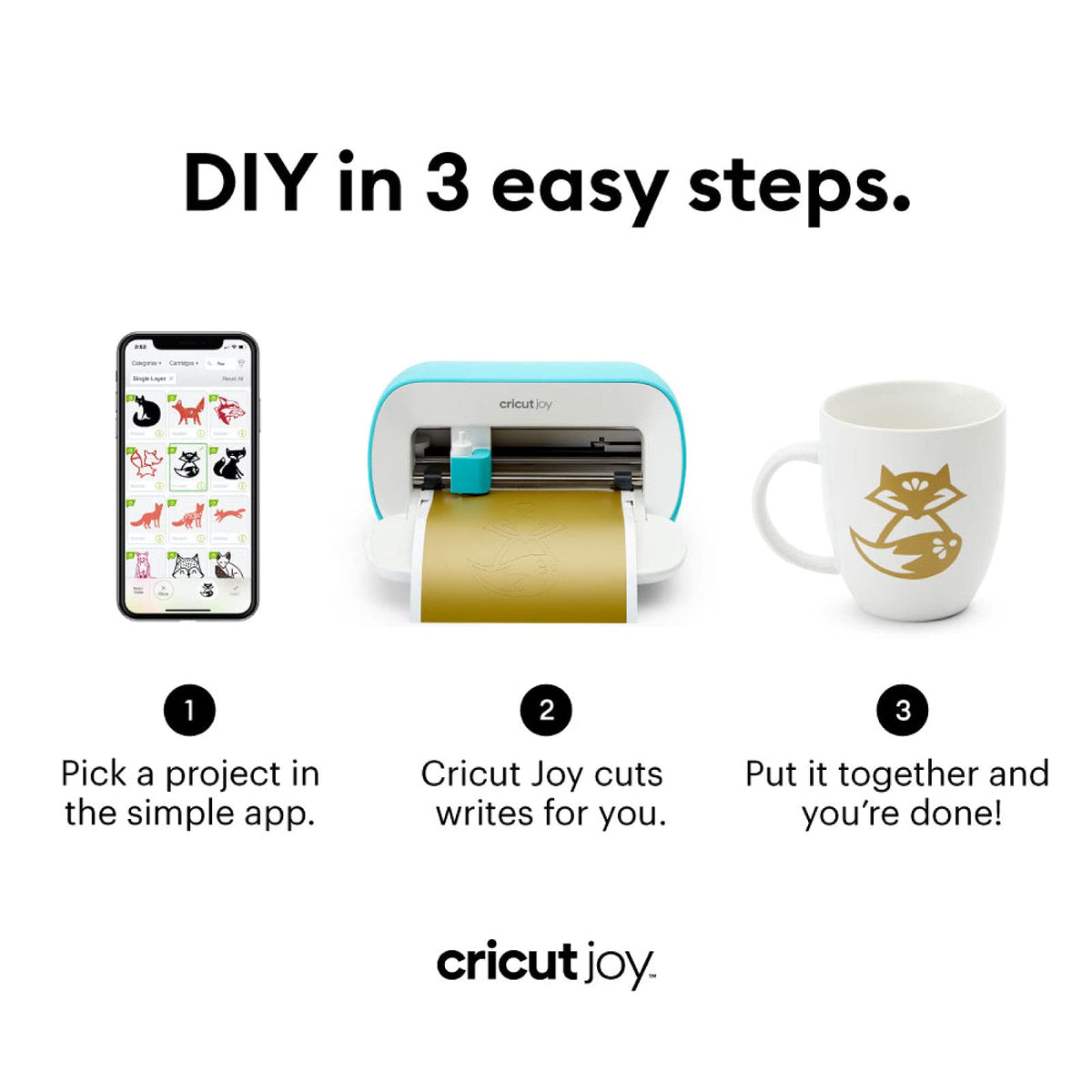 Cricut Joy Smart Plancha con Purpurina | Negro, 1 rollo 5.5 x 19 pulgadas