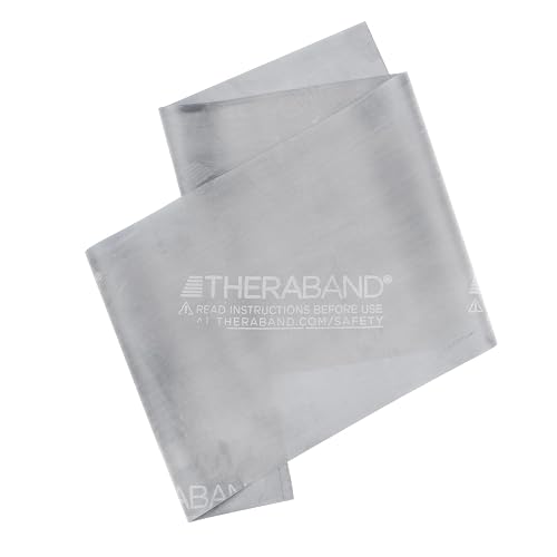 THERABAND Bandas de Resistencia de Látex Profesionales, Banda Elástica Individual de 6 Pies como Equipo de Ejercicio, Fisioterapia, Pilates, Entrenamientos en Casa, 6 Pies, Múltiples Colores y Niveles