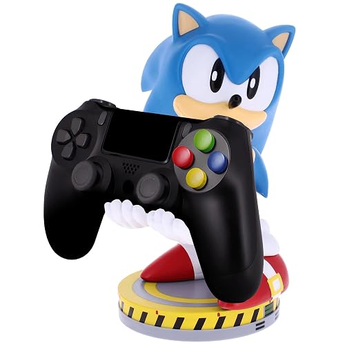 Exquisite Gaming Cable Chavo: Soporte Deslizante para teléfono sónico y Soporte para Driver – Sonic The Hedgehog – Figura con Licencia