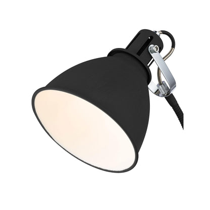 ILLUX Lámpara pie para sala estar, Moderna, color negro, Luz Cálida, Ajustable, ideal para dormitorio, oficina, PL-6606.N30