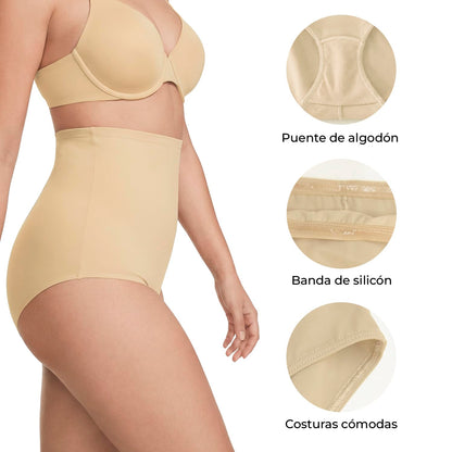 9months Faja Postparto y Post Cesárea Compresión Moldeadora para Mujer Calzón Panty Cintura Alta Banda Antideslizante Soporte y Recuperación Abdominal Cómoda Talla CH a XL 3200