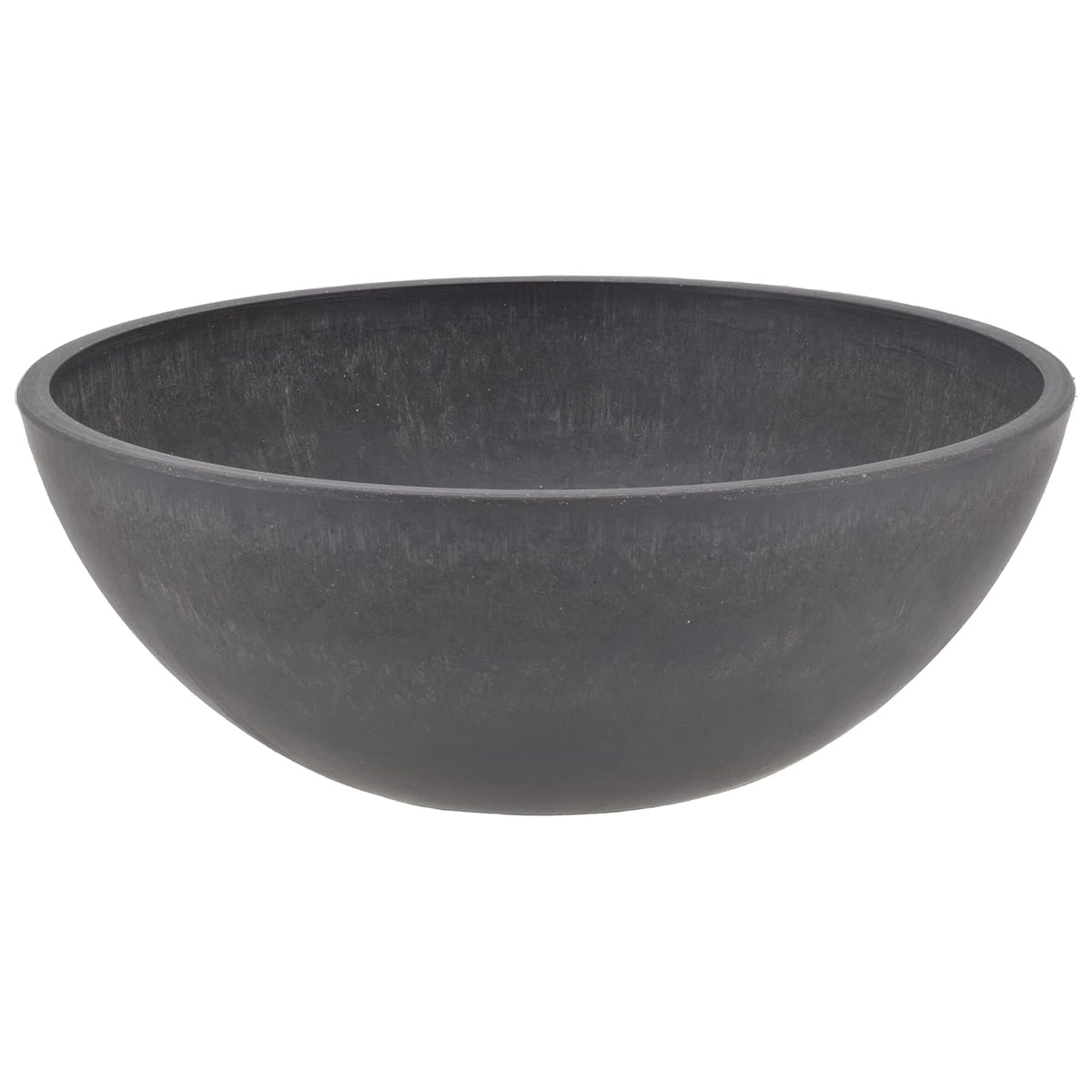 PSW Pot M30DC Collection - tazón de jardín Poco Profundo para suculentas, Bonsai, Jardines de Hadas, Hierbas, 12 Pulgadas, carbón Oscuro