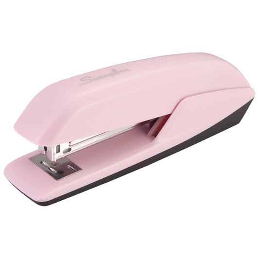 Swingline Grapadora, capacidad de 20 hojas, grapadora de computadora 545, color rosa rubor (S7054513)